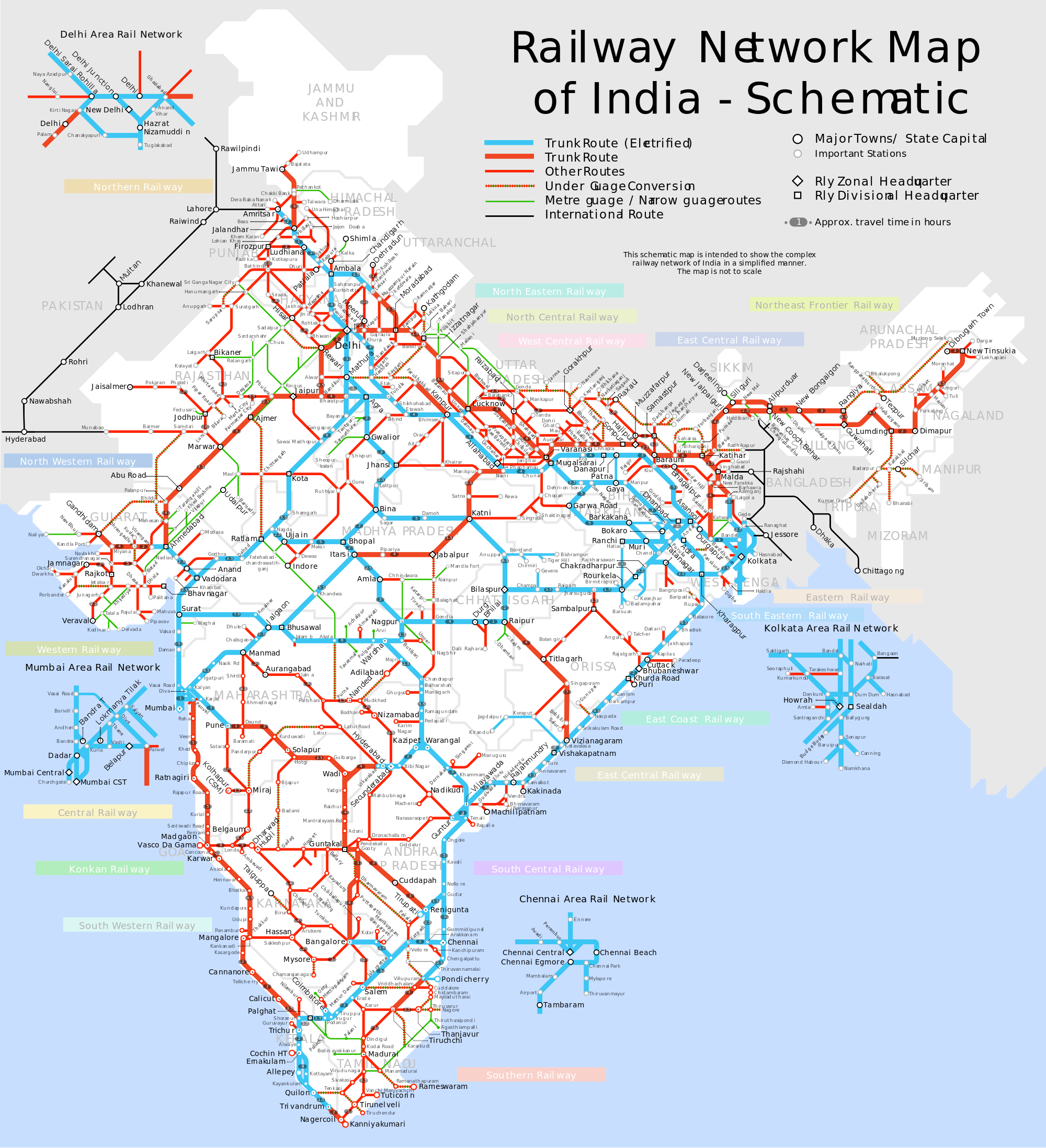 Different Types Of Maps Of India