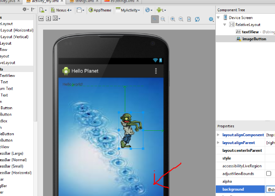 How to change the background of an App(Activity) using Android Studio