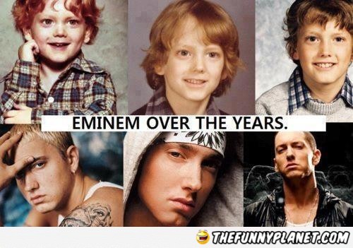 Marshal Mathers over the years.