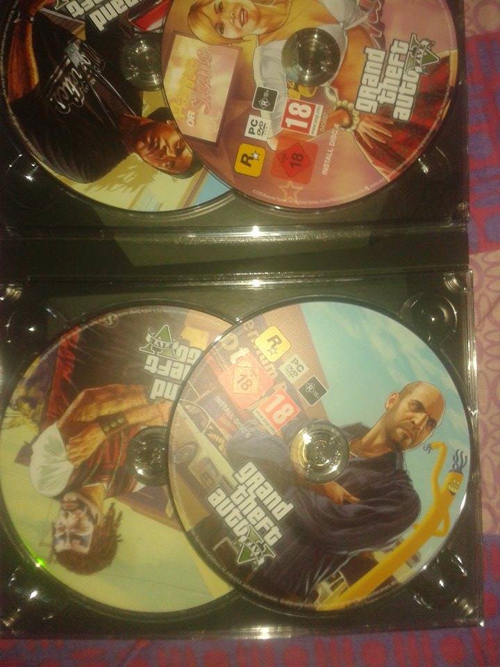 gta v pc pre order 7 dvd set image look unboxing india