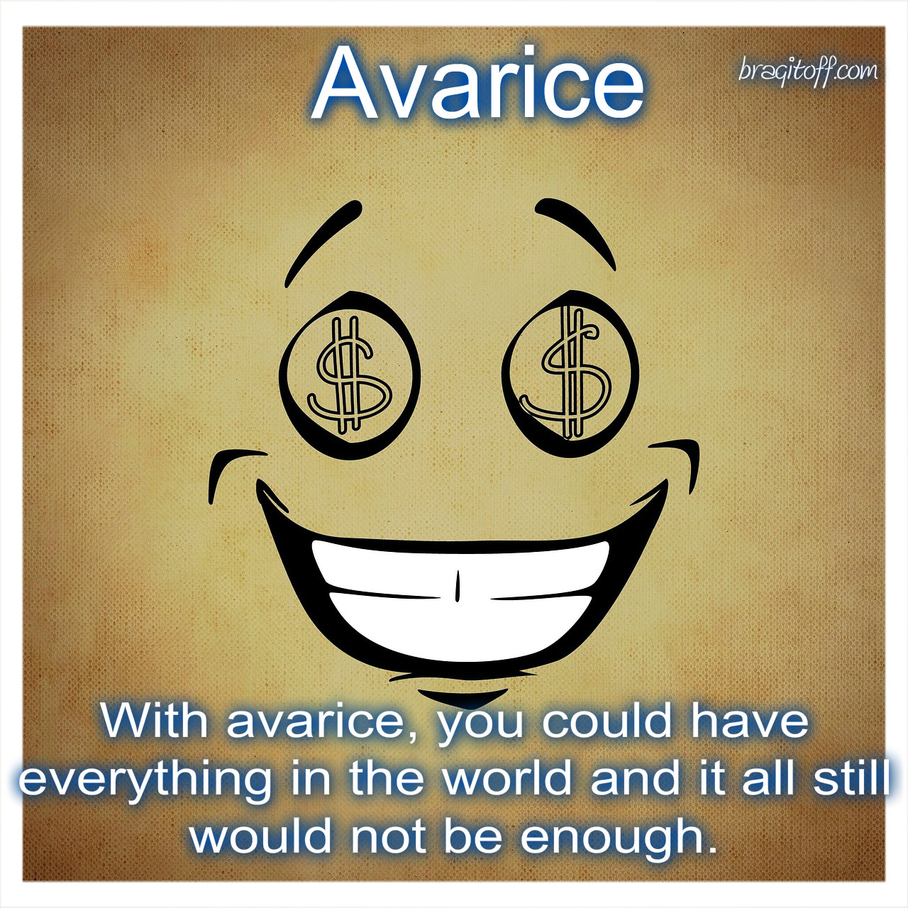 Meaning avarice Avarice in