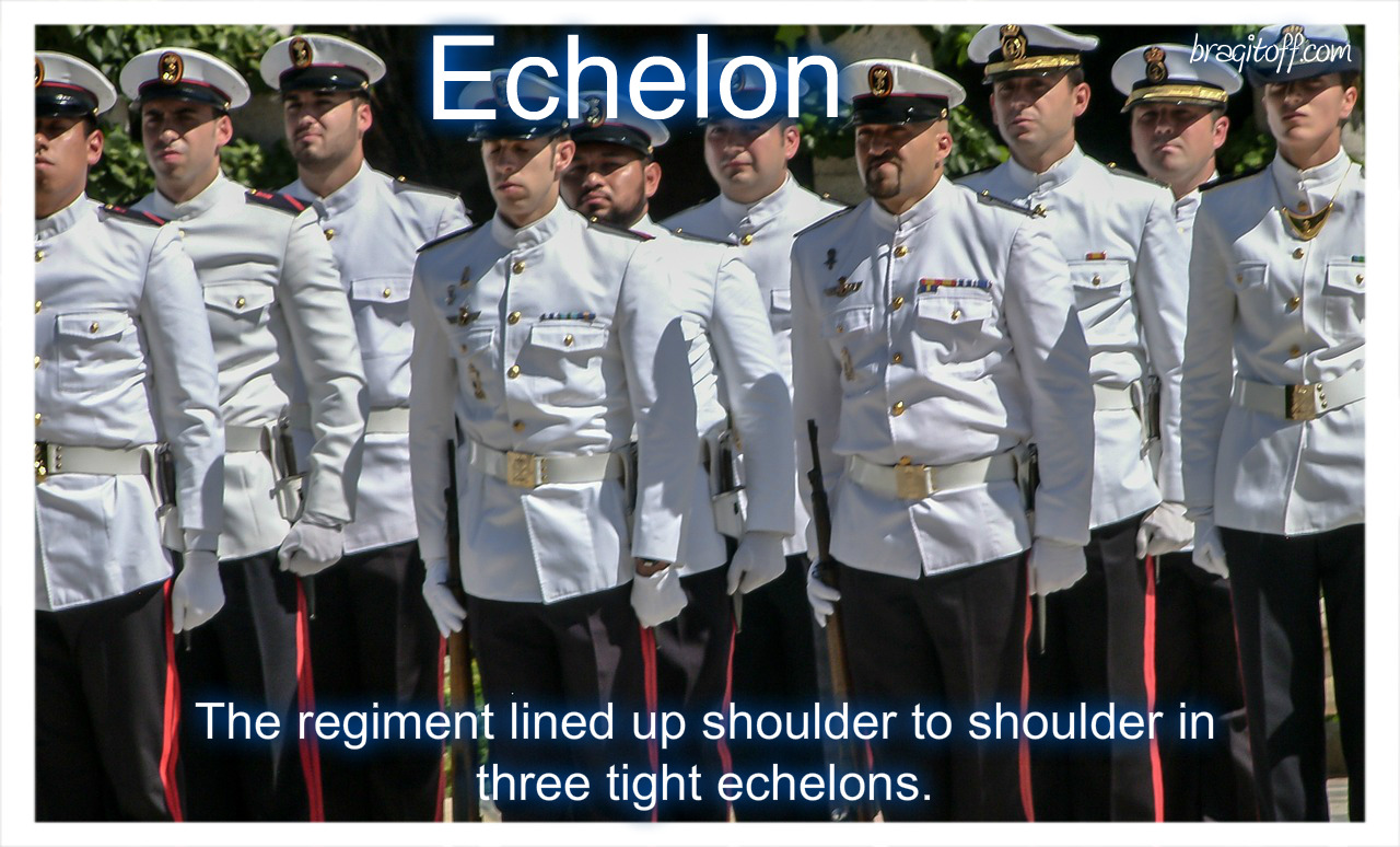 echelon define image marine navy people standing shoulder to shoulder in attention