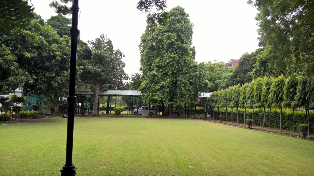 Acharya Narendra dev college image photo front lawn park garden pics photo picture