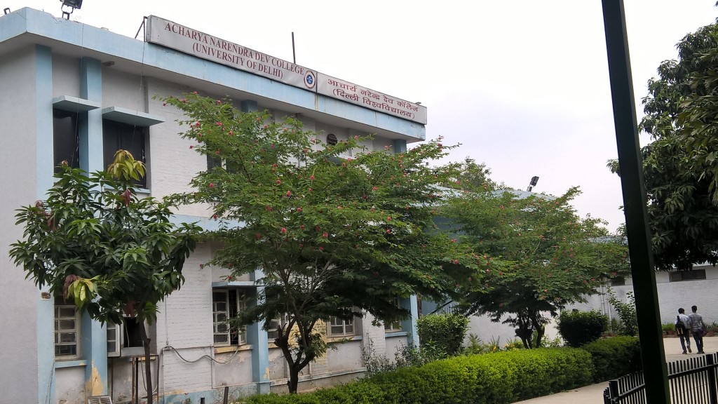 pic of andc Acharya Narendra dev college delhi university