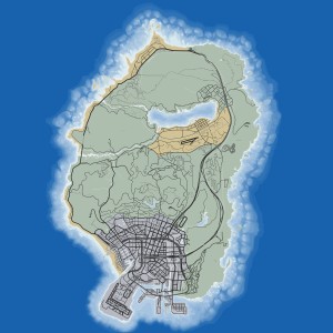 GTA V HD MAP roadmap