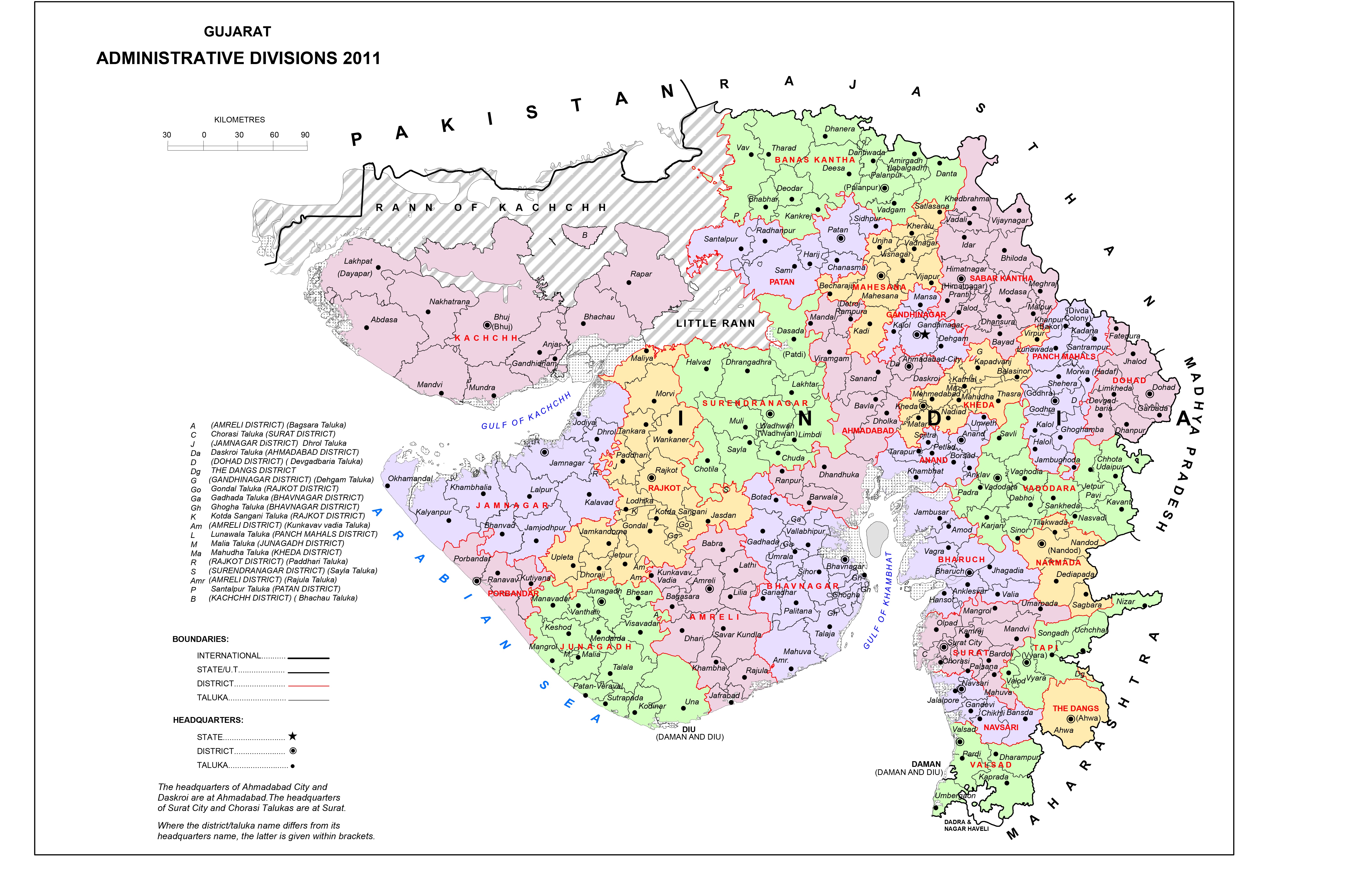 high resolution district map of gujarat High Resolution Map Of Gujarat Bragitoff Com high resolution district map of gujarat